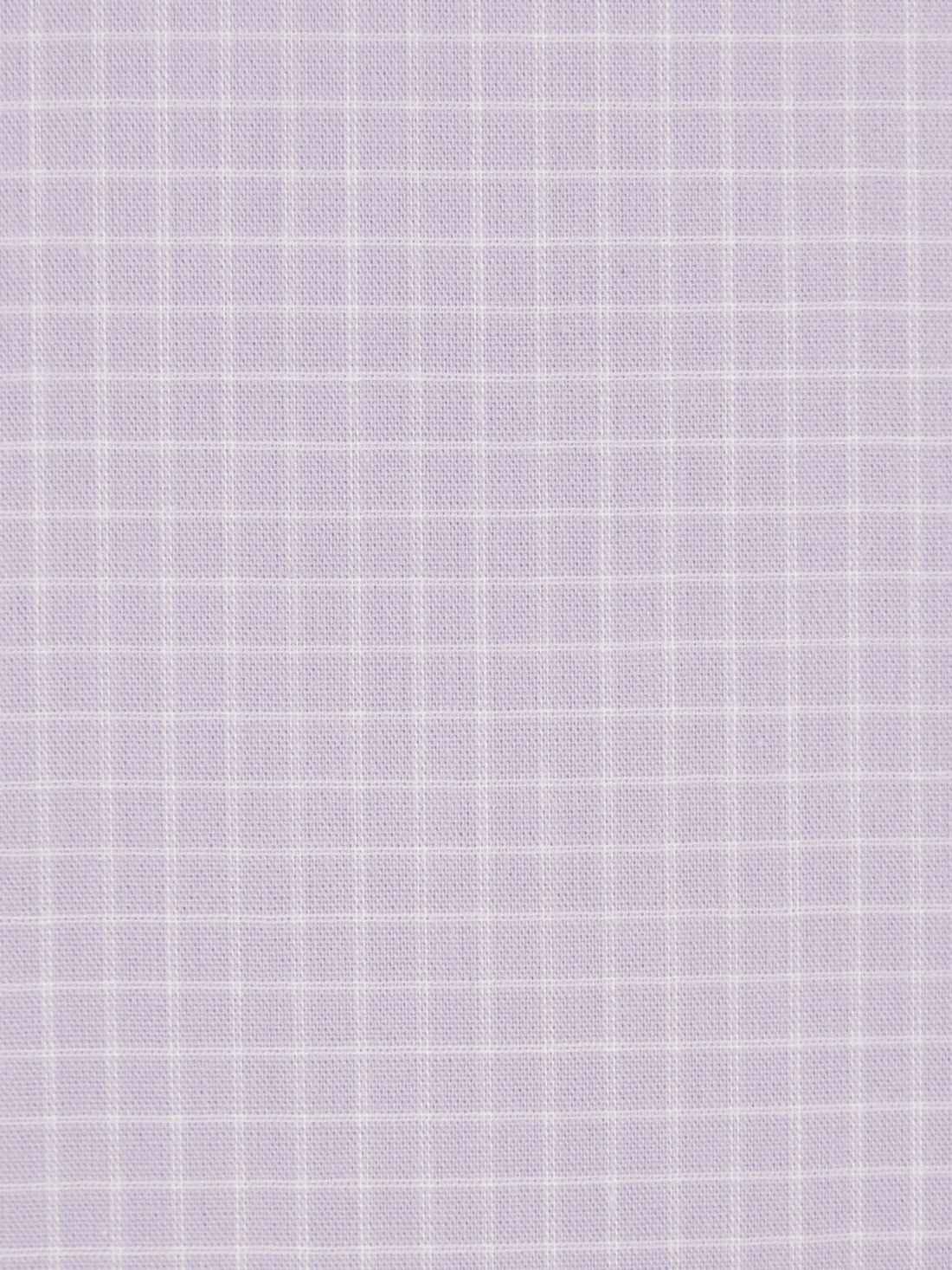 Lavender/White Cotton/Polyester Small Windowpane Plaid Shirting 58W