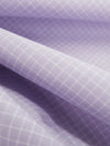 Lavender/White Cotton/Polyester Small Windowpane Plaid Shirting 58W