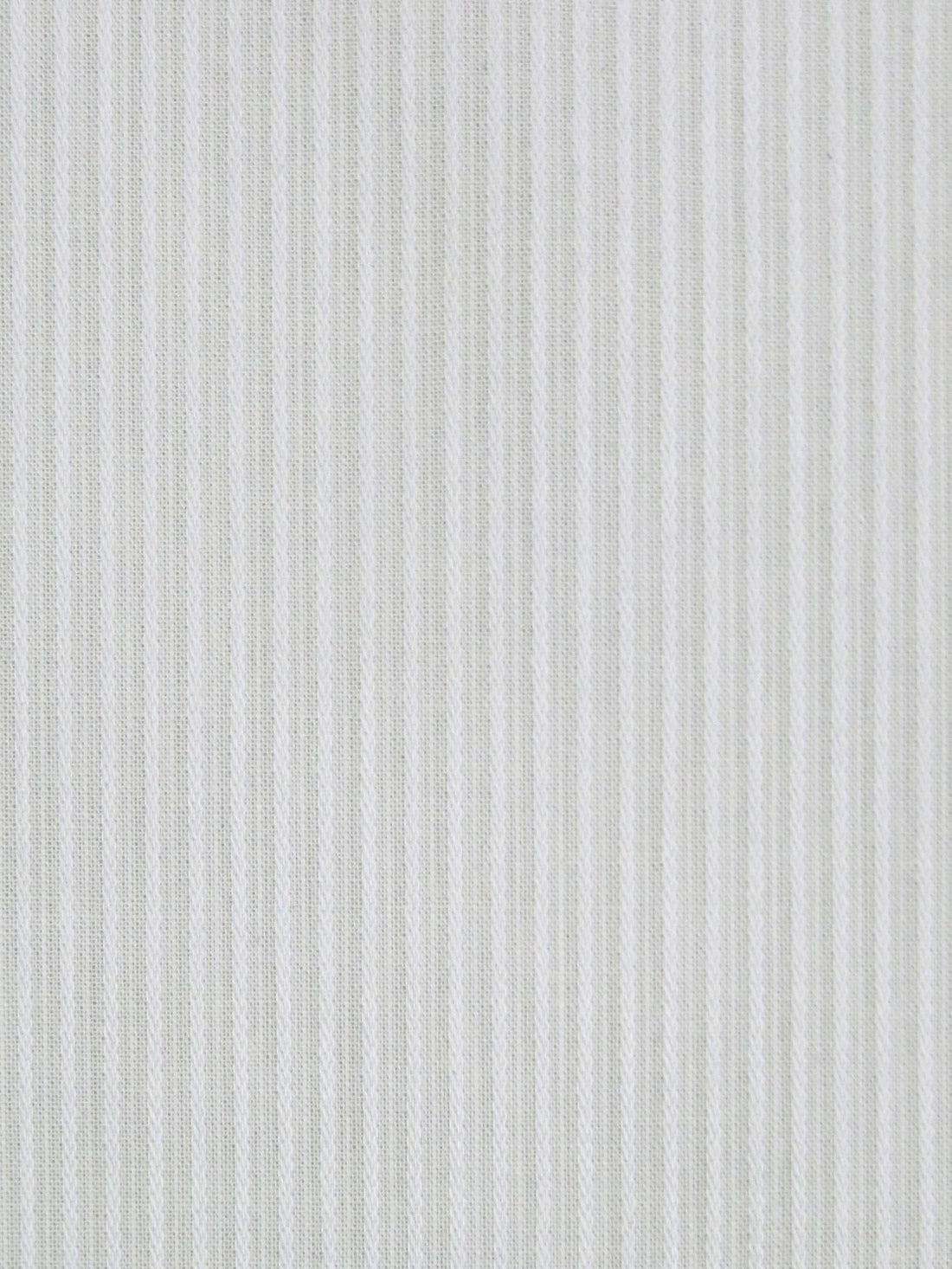 Olympic Off-White Cotton/Polyester Vertical Stripe Weave Shirting 58W