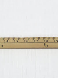 White Cotton/Polyester Vertical Corded Stripe Shirting 58W