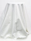 White Cotton/Polyester Vertical Corded Stripe Shirting 58W
