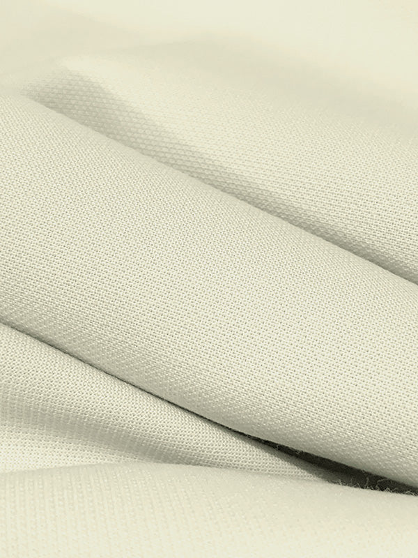 Cannoli Cream Polyester/Rayon/Cotton/Lycra Two Ply Stretch Suiting - Imported From Italy - 54W