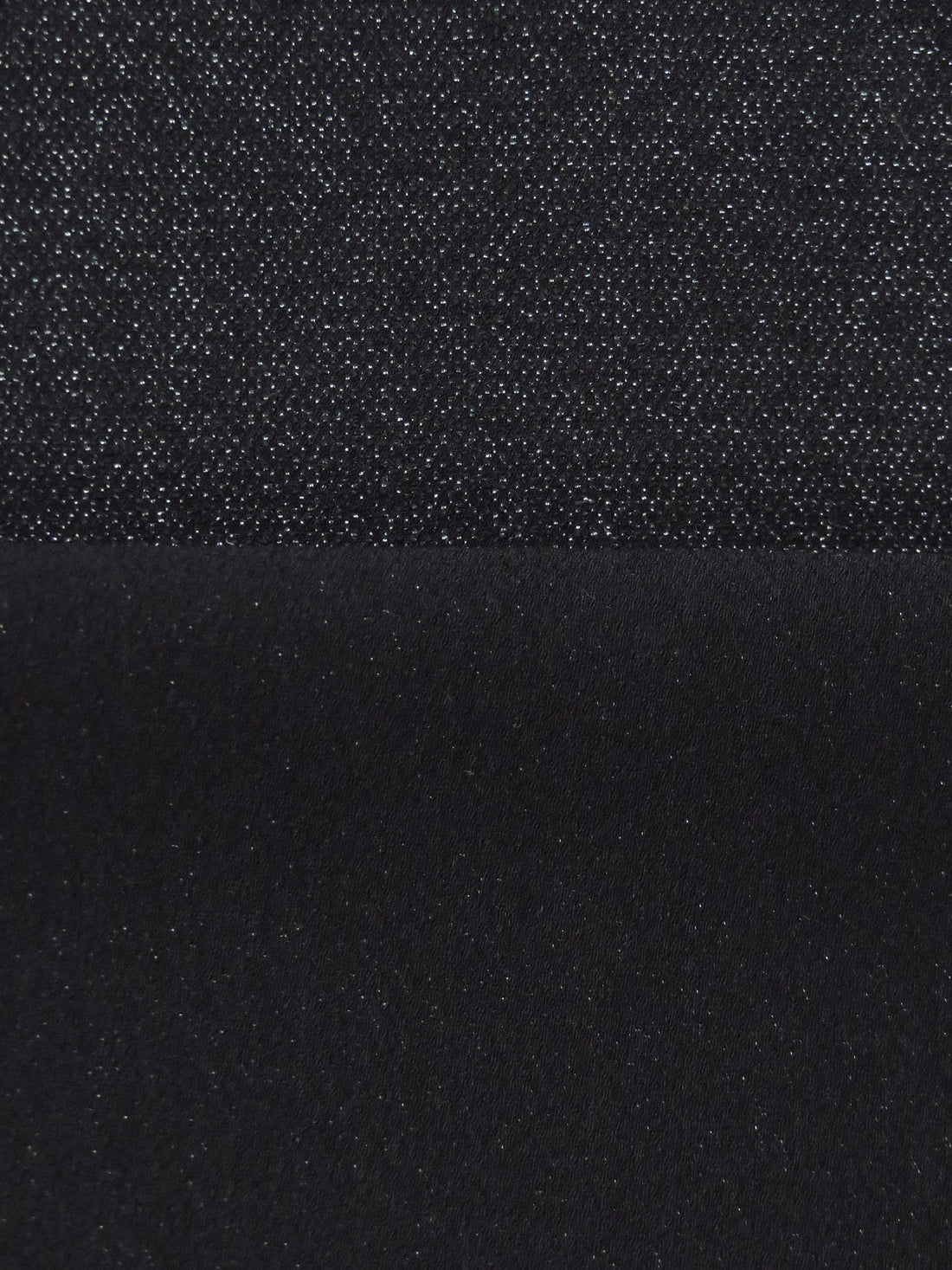 Black 100% Polyester Crepe Drapey Suiting 56W
