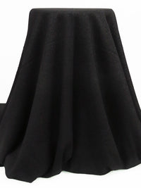 Black 100% Polyester Crepe Drapey Suiting 56W