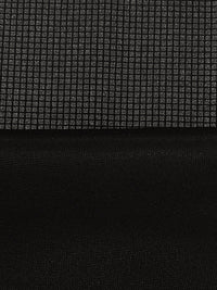 Charcoal/Black 100% Polyester Novelty Grid Faux Suede - NY Designer - 62W