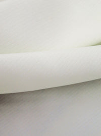 Off-White 100% Polyester Mini Vertical Stripe Weave Casablanca Shirting - Robert Kaufman - 56W