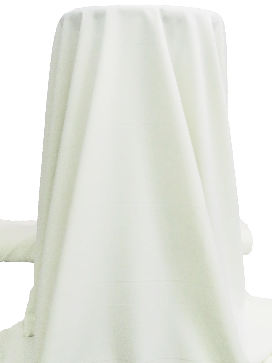 Off-White 100% Polyester Mini Vertical Stripe Weave Casablanca Shirting - Robert Kaufman - 56W