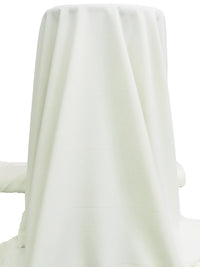 Off-White 100% Polyester Mini Vertical Stripe Weave Casablanca Shirting - Robert Kaufman - 56W