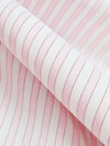 Baby Pink/White/Midnight Merlot Cotton/Polyester Vertical Satin Stripe Shirting 58W