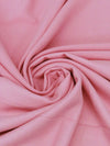 Cotton Candy Pink Polyester/Rayon/Cotton/Lycra Crepe-Like Double Weave Suiting - Imported From Italy - 56W