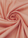 Coral/White Polyester/Rayon/Cotton/Lycra Yarn-Dyed Stretch Suiting - Imported From Italy - 58W