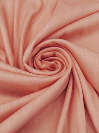 Coral/White Polyester/Rayon/Cotton/Lycra Yarn-Dyed Stretch Suiting - Imported From Italy - 58W