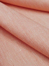 Coral/White Polyester/Rayon/Cotton/Lycra Yarn-Dyed Stretch Suiting - Imported From Italy - 58W