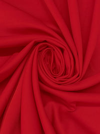 Firebrick Red 100% Polyester T-400 Tech Twill - Robert Kaufman - 53W