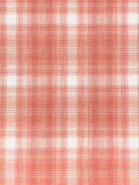 Cayenne/White 100% Polyester Plaid Teton Performance Woven Shirting - Robert Kaufman - 56W