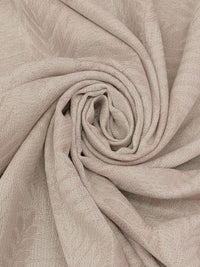 Dusty Blush/White 100% Cotton Fern Weave Loire Valley Jacquard - Robert Kaufman - 44W