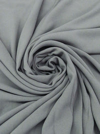 Steel Gray 100% Rayon Twill Drapey Woven 54W