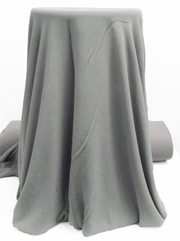 Steel Gray 100% Rayon Twill Drapey Woven 54W