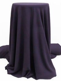 Dark Royal Purple 100% Rayon Twill Drapey Woven 56W