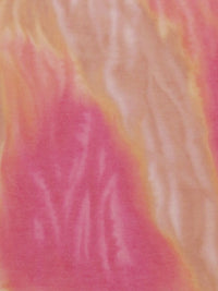 Hot Pink/Peach/Nectarine/Multi Polyester/Rayon/Spandex Tie-Dye Streak Print French Terry Knit 56W