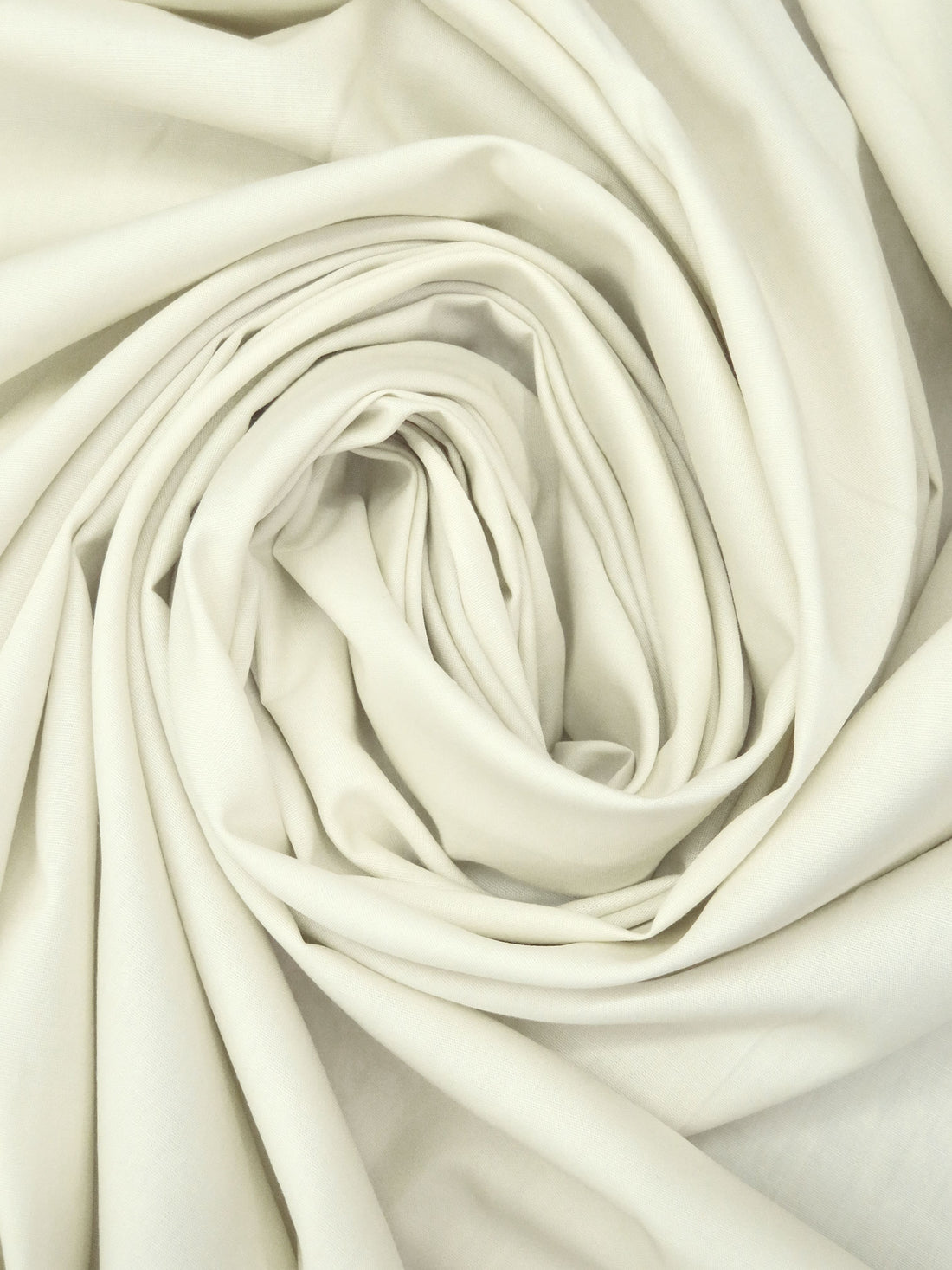 Cream 100% Cotton Superluxe Poplin Shirting - Robert Kaufman - 44W