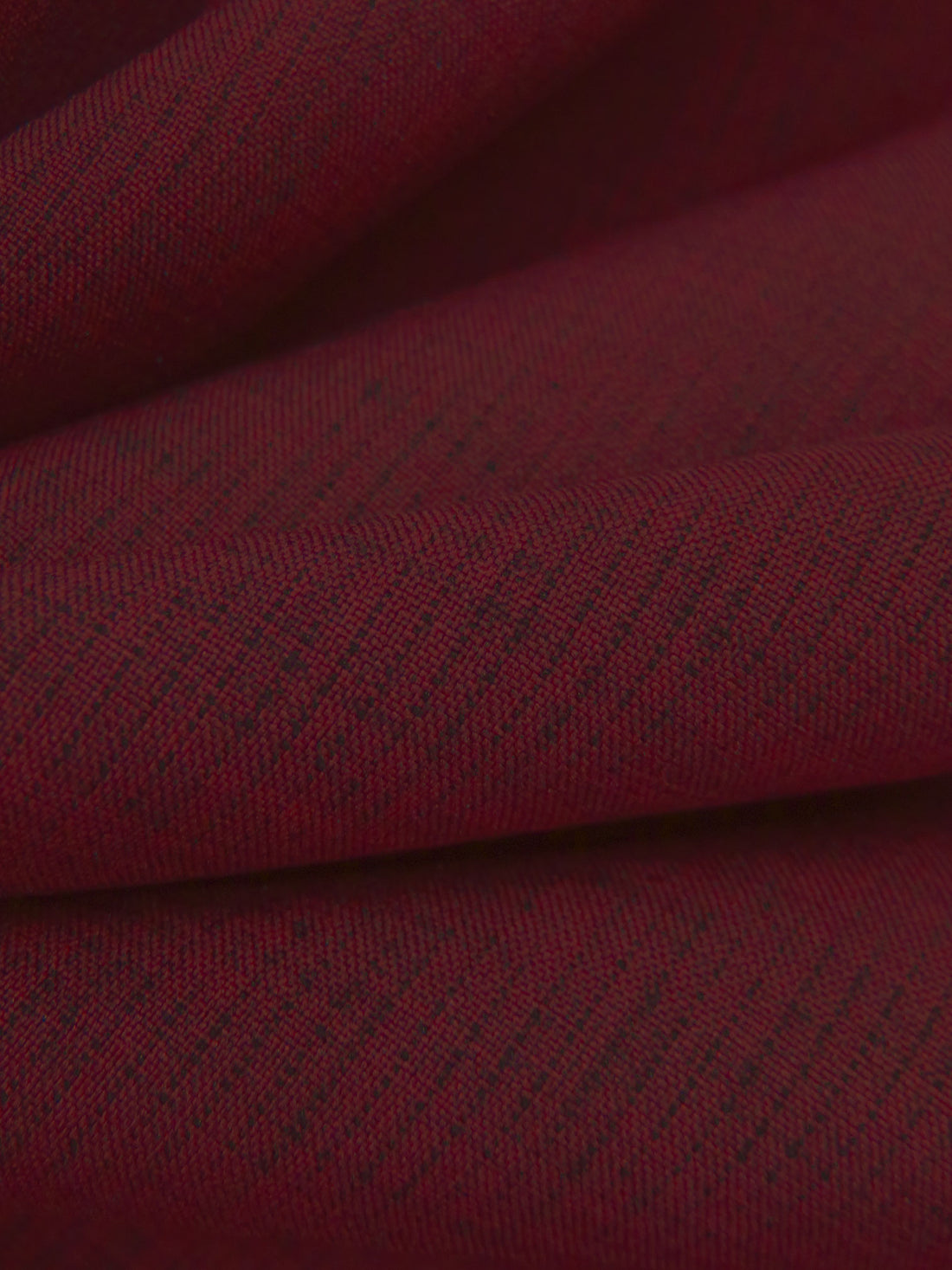 Dark Scarlet 100% Polyester Mini Vertical Stripe Weave Casablanca Shirting - Robert Kaufman - 56W