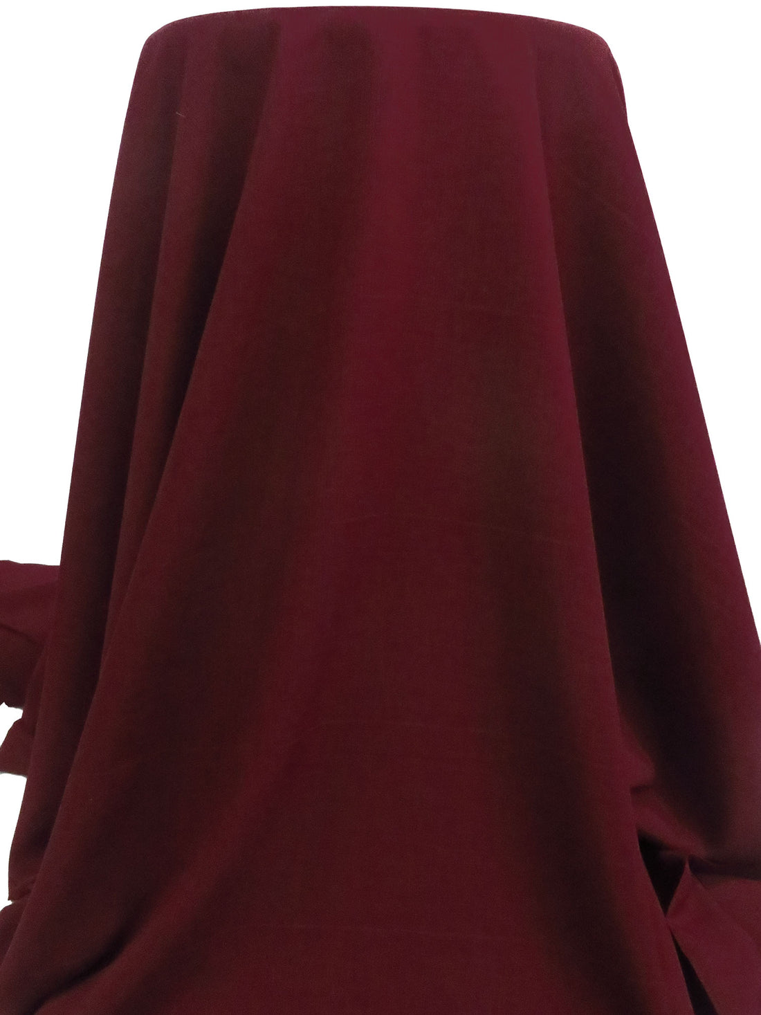 Dark Scarlet 100% Polyester Mini Vertical Stripe Weave Casablanca Shirting - Robert Kaufman - 56W