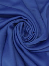 Cobalt Blue 100% Polyester Crepe-Back Satin - Famous Dress Designer - 58W