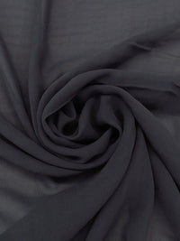 Iron Gray Silk/Lycra Stretch Georgette - NY Designer - 43W