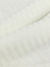 White Chocolate Rayon/Polyester 5x4 Rib Knit - Famous Dress Designer - 44W