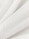 White 100% Nylon Athletic Mesh Lining 48W