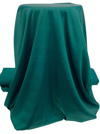 Cool Pine Green Polyester/Lycra Stretch Satin - Famous Dress Designer - 60W