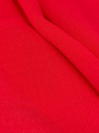 Amaranth Red 100% Polyester Dot Weave Double Gauze - Famous Dress Designer - 58W