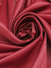 Carmine Red 100% Polyester Satin - Famous Dress Designer - 60W