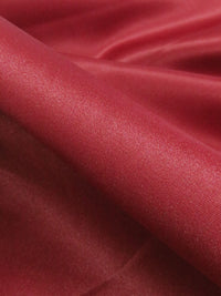 Carmine Red 100% Polyester Satin - Famous Dress Designer - 60W