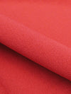 Scarlet Polyester/Lycra Fine Crepe Suiting - Famous Dress Designer - 56W