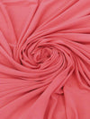 Hot Strawberry Pink Polyester/Lycra ITY Knit - Famous Dress Designer - 56W