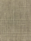 Dusty Cream/Brown/Dark Tan 100% Linen Glen Plaid Design Suiting 56W