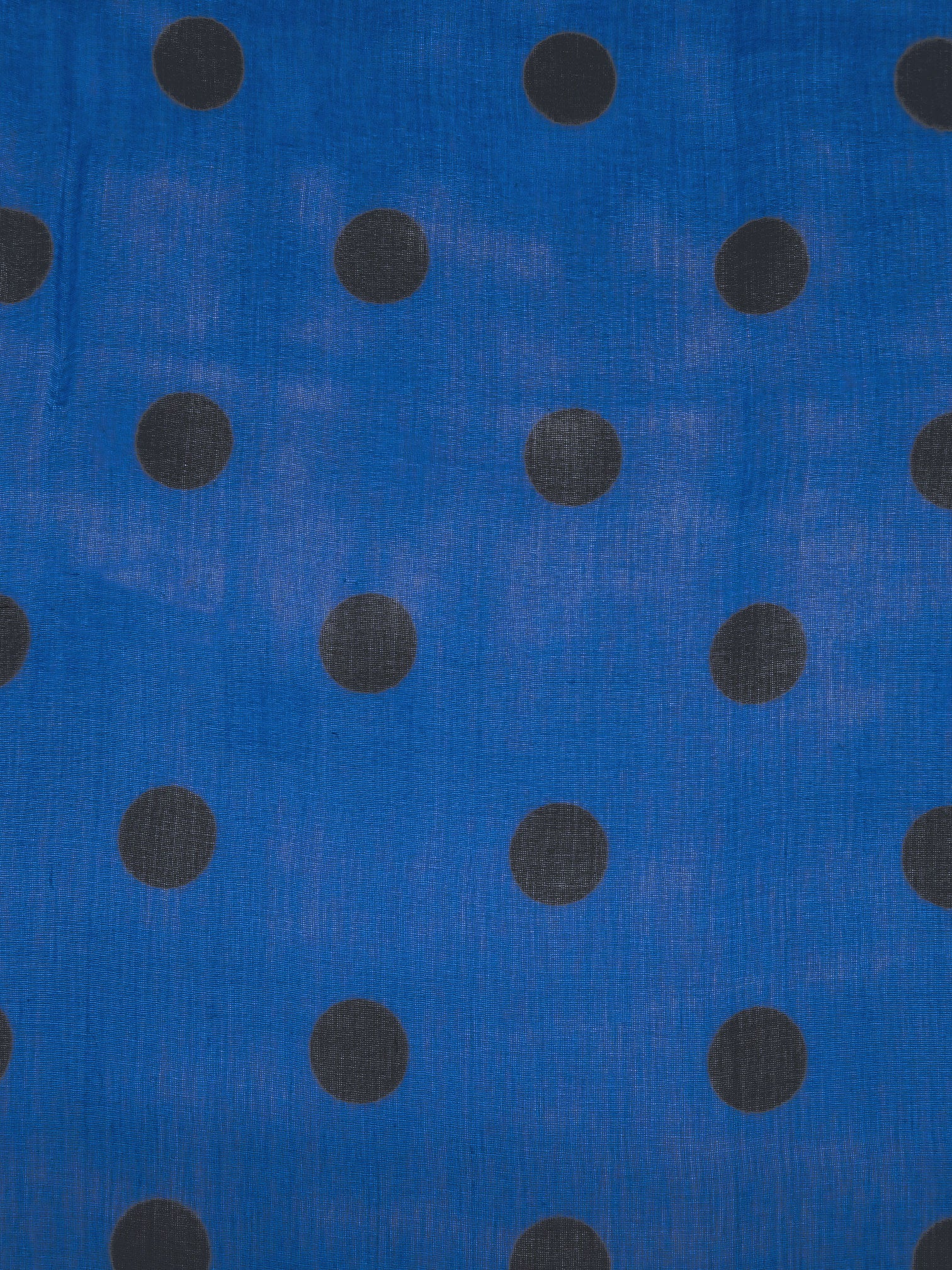 Dark Blue/Black 100% Silk Dot Print Chiffon 43W – Fabric Mart
