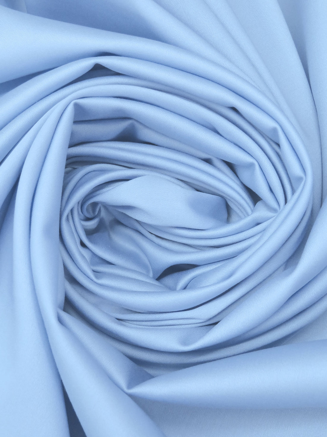 Pale Cornflower Cotton/Lycra Laurent Sateen Shirting - Robert Kaufman - 57W