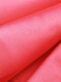 Hot Brink Pink Polyester/Lycra Stretch Charmeuse - Famous Dress Designer - 56W