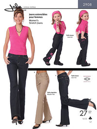 Jalie Patterns - Women's Jeans #2908 - Women/Girls Sizes