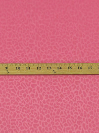 Vivid Bubblegum Pink Polyester/Lycra Animal Design Jacquard Stretch Twill Suiting - NY Designer - 58W