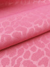 Vivid Bubblegum Pink Polyester/Lycra Animal Design Jacquard Stretch Twill Suiting - NY Designer - 58W