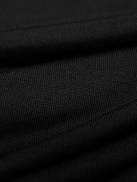 Black Polyester/Lycra FTY Knit 54W