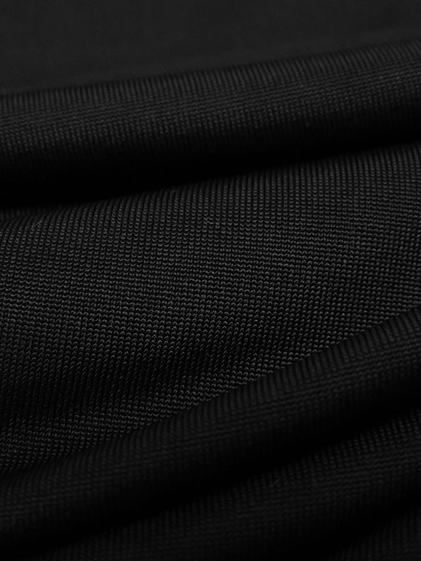 Black Polyester/Lycra FTY Knit 54W