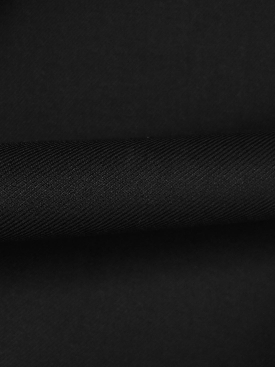 Black Recycled Polyester/Rayon/Lycra Lexington Bi-Stretch Twill Suiting - Robert Kaufman - 58W