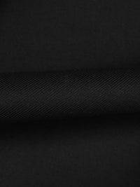 Black Recycled Polyester/Rayon/Lycra Lexington Bi-Stretch Twill Suiting - Robert Kaufman - 58W