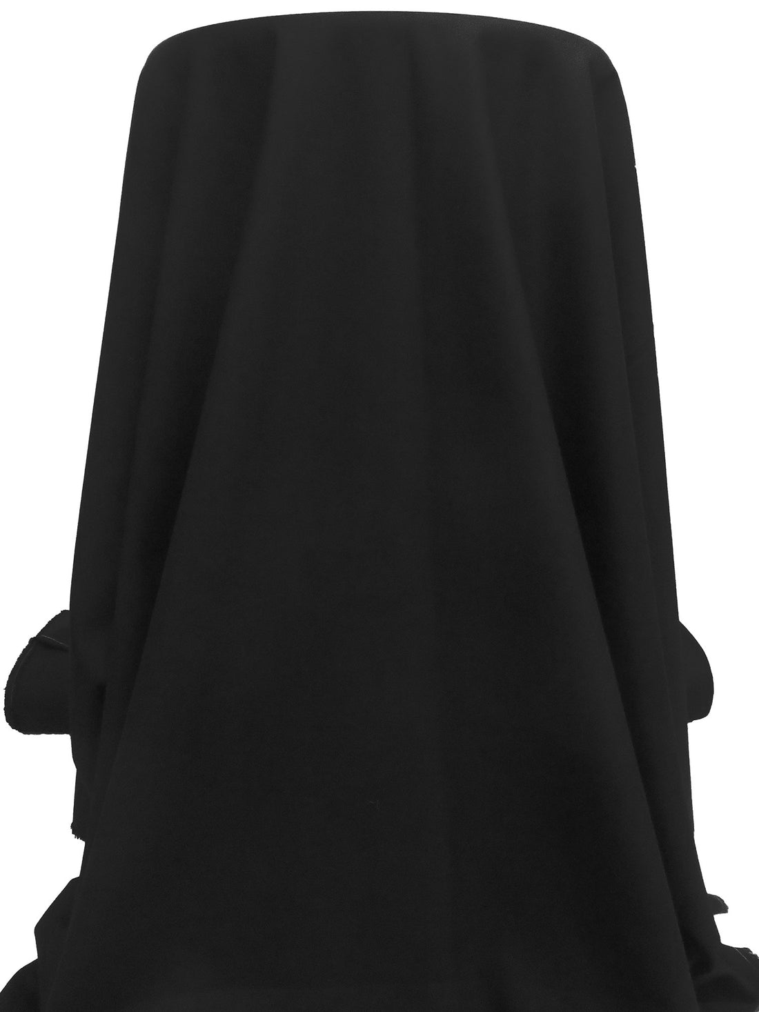 Black Recycled Polyester/Rayon/Lycra Lexington Bi-Stretch Twill Suiting - Robert Kaufman - 58W