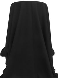 Black Recycled Polyester/Rayon/Lycra Lexington Bi-Stretch Twill Suiting - Robert Kaufman - 58W